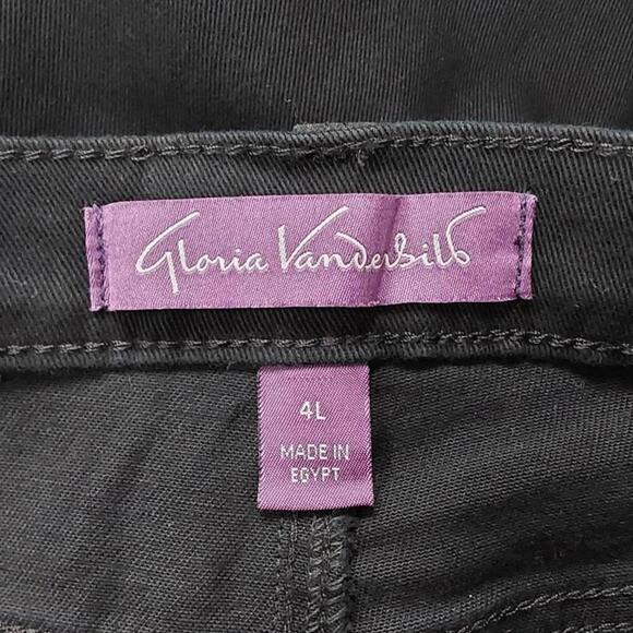 Womens Amanda Ankle Cut Hem 5 Pocket Jeans | Gloria Vanderbilt | 4 Long - Picture 6 of 13